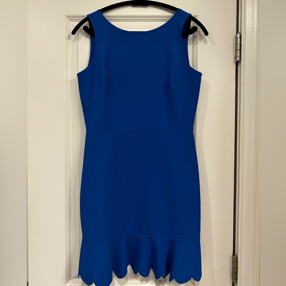 J. Crew royal blue tulip hem party cocktail dress